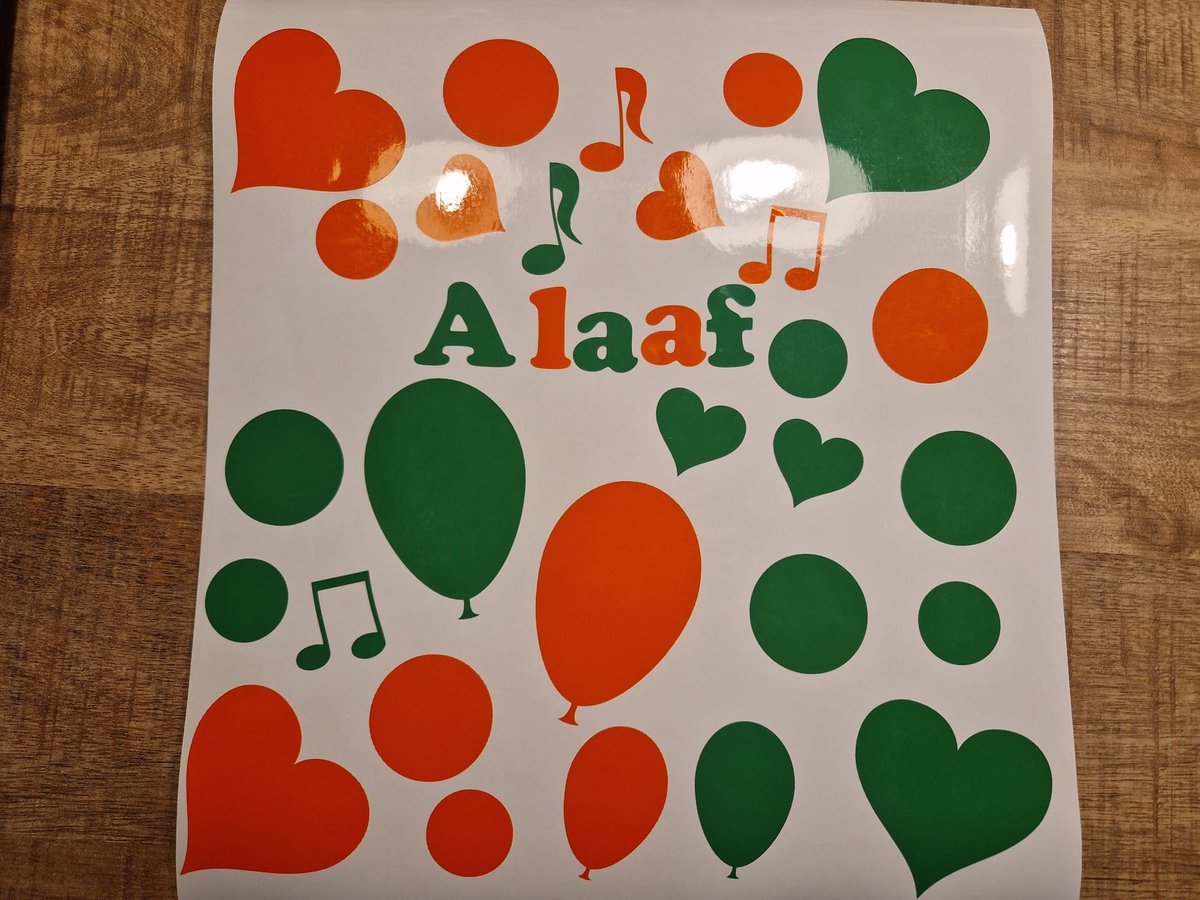 Herbruikbare statische raamsticker ALAAF