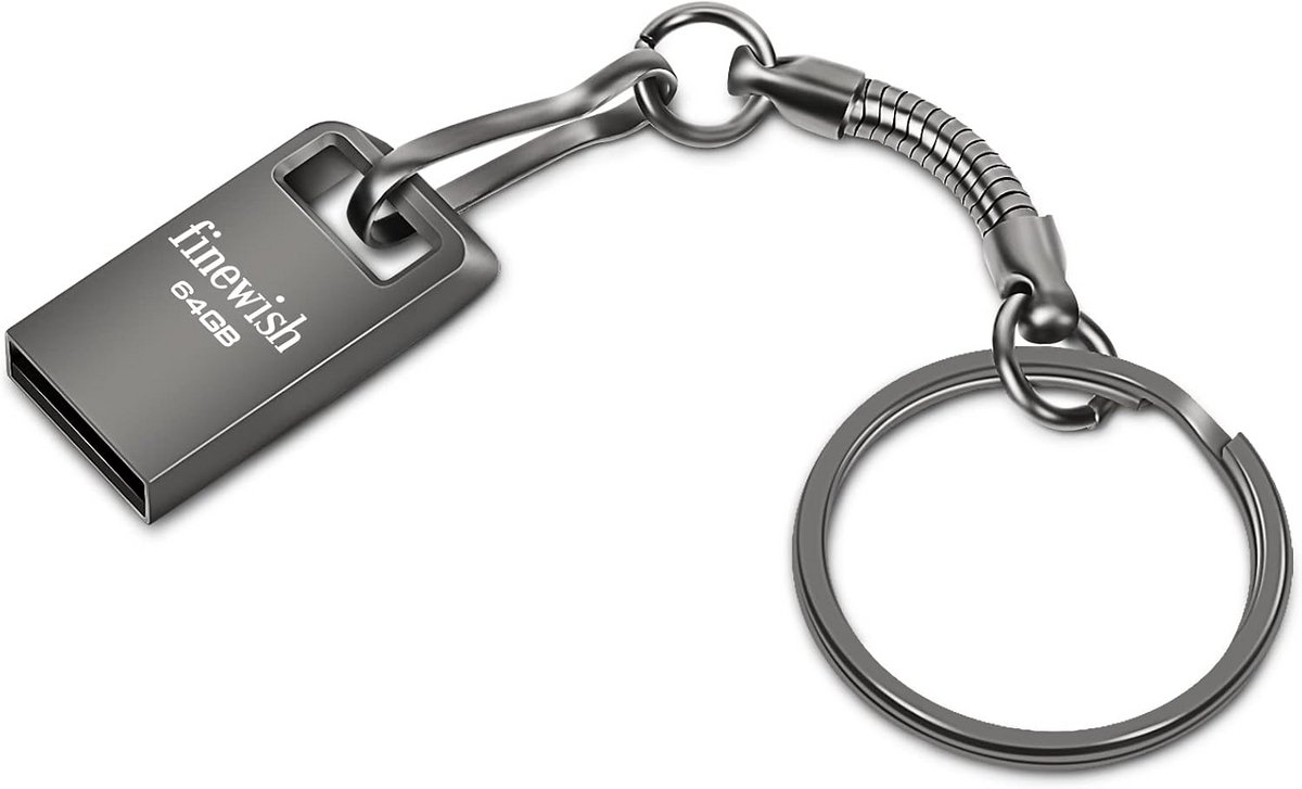 Portable USB Stick 64 GB - Mini USB Drive for Laptop and PC Storage