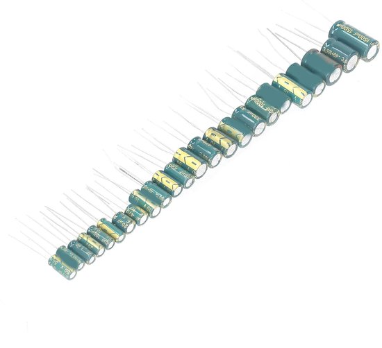 460 Piece Electrolytic Capacitor Set - 6.3V - 50V - Groen Inline ...