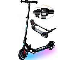 RCB Elektrische step kinderen - Verlichting - 16 km/u - max 50 kg- Zwart