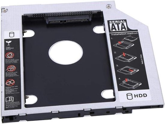 YAODHAOD 12,7 mm SSD Caddy, 3,5 2,5 universele sata optische adapter, SATA 2e SSD HDD harde schijf ladebehuizingen compatibel met DELL HP Lenovo YAODHAOD 12,7 mm SSD Caddy, 3,5 2,5 universele sata optische adapter, SATA 2e SSD HDD harde schijf ladebehuizingen compatibel met DELL HP Lenovo