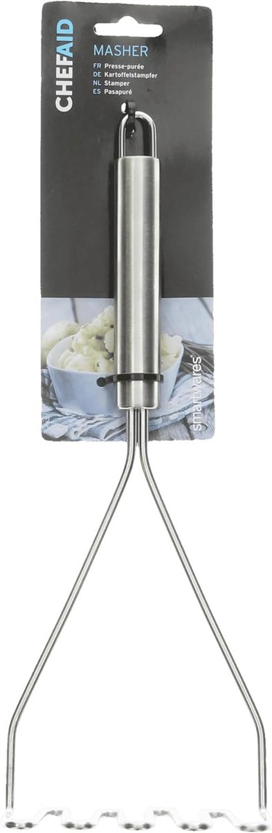 RVS Aardappelpers voor Perfecte Aardappelpuree en Babyvoeding - Vaatwasserbestendig en Met Ophanglus