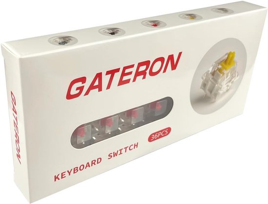 Mechanische Toetsenbord Switches Lineair Vooraf Gesmeerd 3-Pin RGB SMD Gaming Set — afbeelding 4