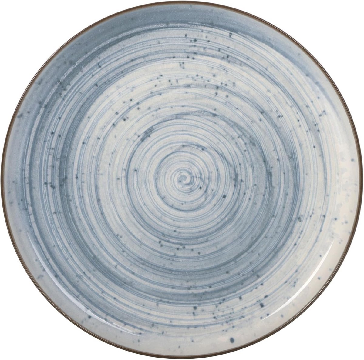 Set van 6 Keramische Presentatieborden 32 cm met Stijlvol Swirl Patroon