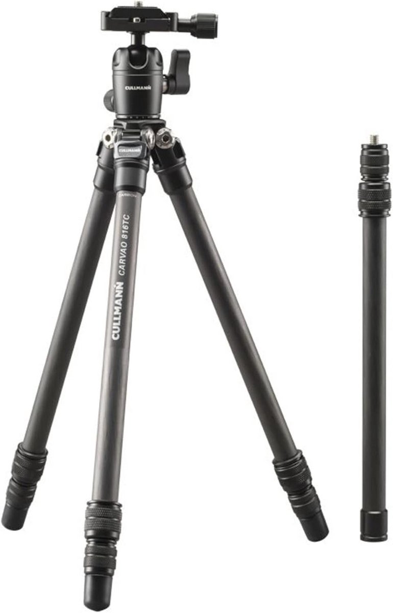 Compact Carbon Reisstatief tot 137 cm - Lichtgewicht en Robuust