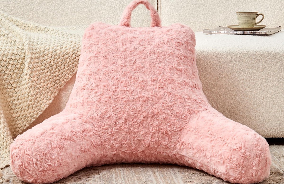 Comfortabel Leeskussen met Rug- en Armondersteuning voor in Bed