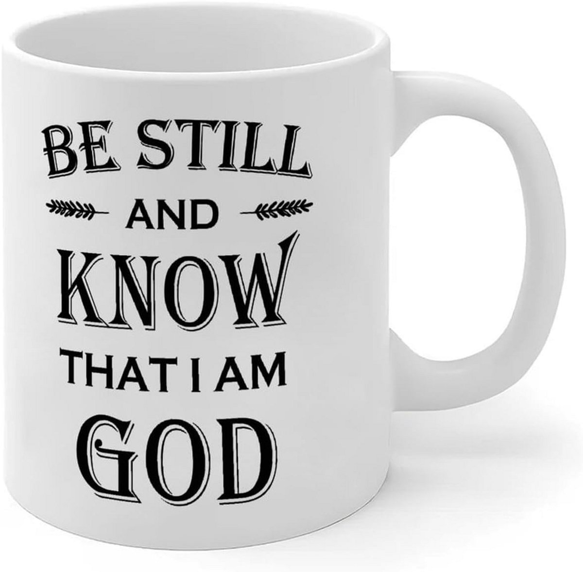 Inspirerende Keramische Koffiemok Witte Mok met Tekst 11oz en 15oz