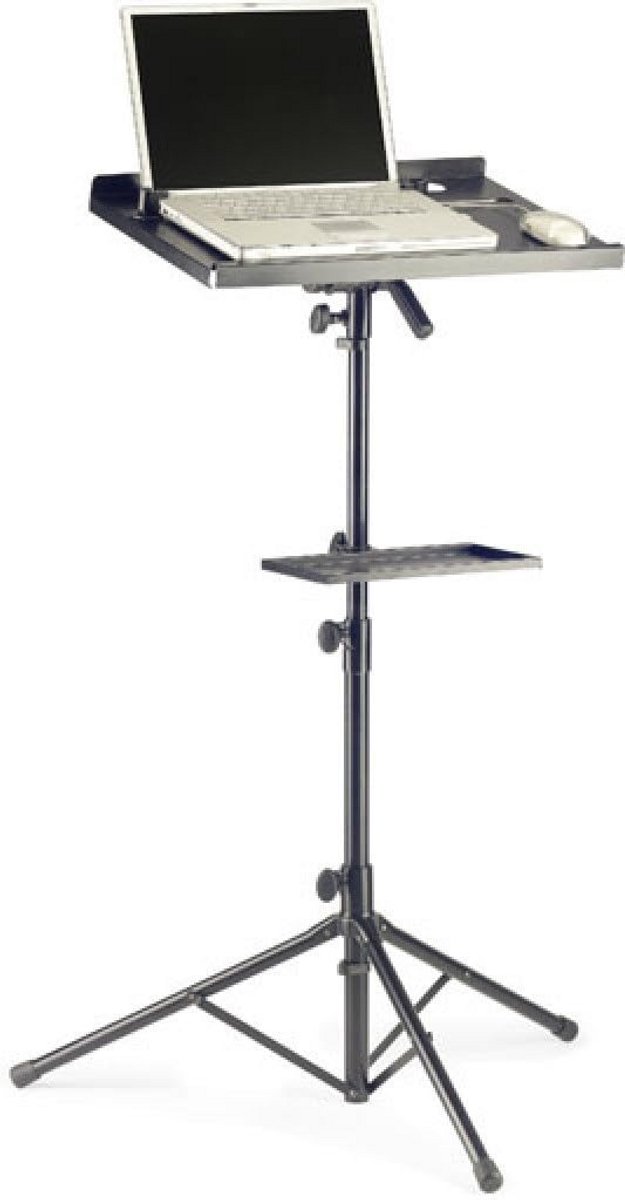 Laptopstand met Plank voor Muziekcomputers