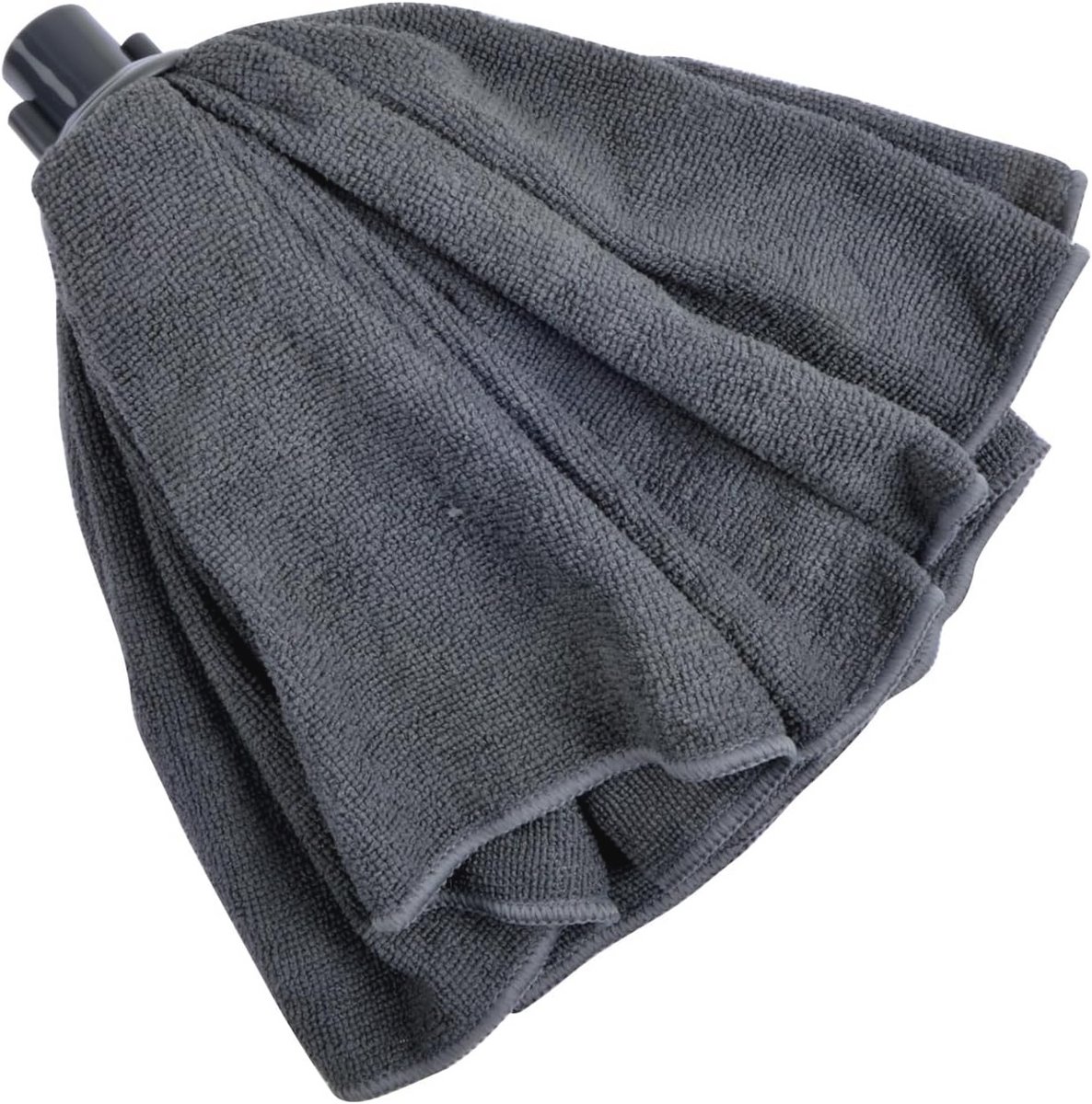 Microvezelmop met dubbele schroeven - 120 g - Antraciet