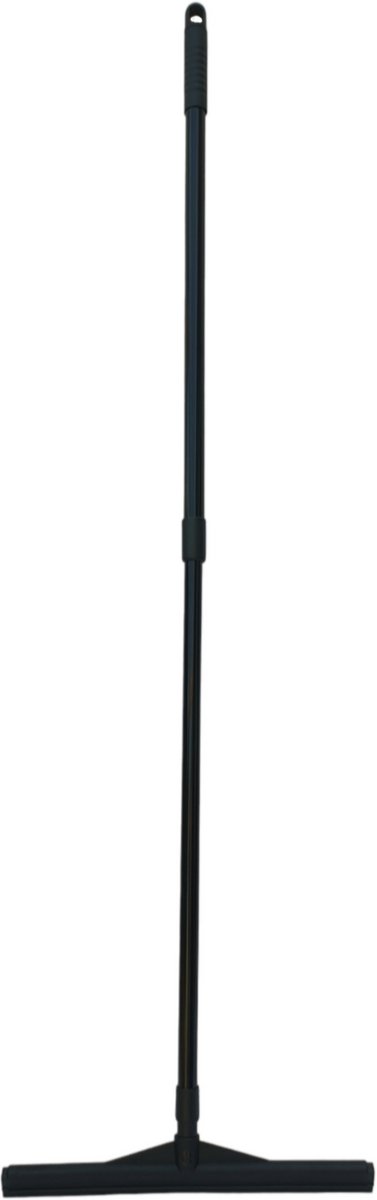 Prolife - P41-MONO - Vloertrekker 41 cm + 154 cm RVS steel - zwart - trekker douche - vloertrekker met steel - douchewisser - aftrekker