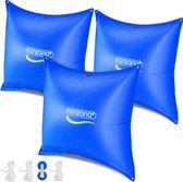 Monzana Zwembadkussen XL 3 stuks - Chloorbestendig PVC – Blauw