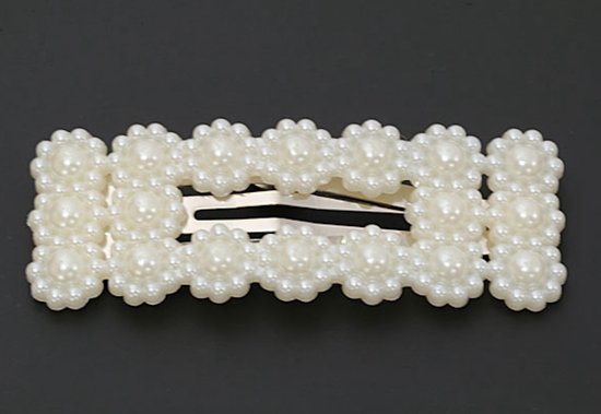 Haarclip met imitatieparels - 7.5 Centimeter - Luxe en chique - Damesdingetjes