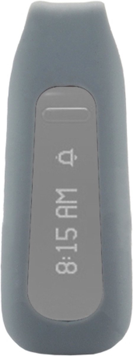 Voor Fitbit One Smart Watch Clip Style siliconen hoes, maat: 6x2.2x1.5cm (grijs)