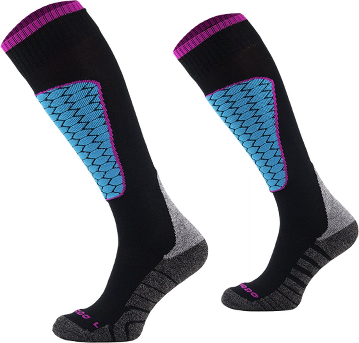 Comodo Skisokken Polycolon SKI1 Zwart