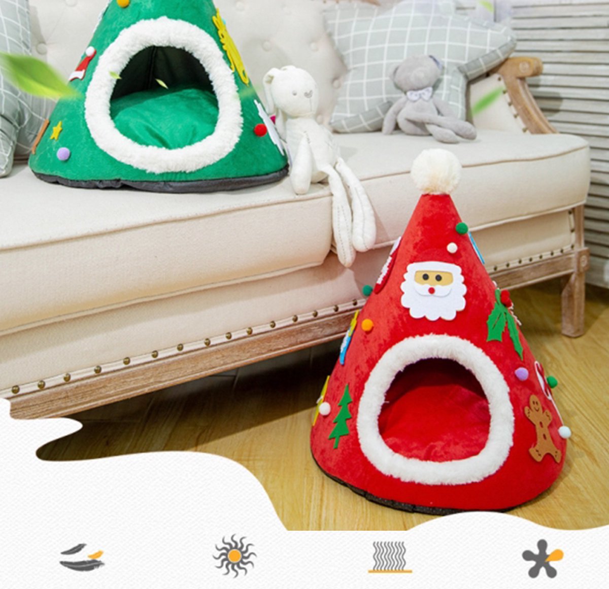 Kattenbak behuizing met kattenboomtoren, verborgen katten wasruimte met Kattenbak behuizing met kattenboomtoren, verborgen katten wasruimte met