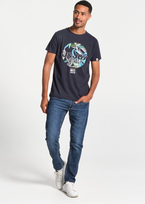 Robotpatroon Tees Heren Streetwear Contrast Kikker 3D Print T-shirt