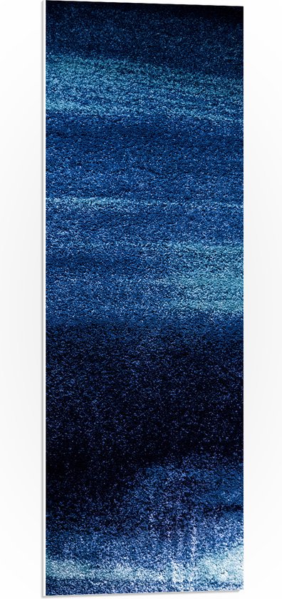 WallClassics - Plaque de Mousse PVC - Points Bleus Abstraits - 30x90 cm Photo sur Plaque de Mousse PVC