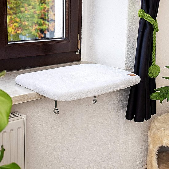 Pfotenolymp® Premium Window Perch/Tapis à gratter pour chat près de la  fenêtre - Appui