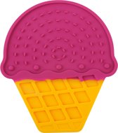 AFP Chill Out - Ice Cream Lick Mat - Met Zuignappen - Honden Likmat - Voor alle Texturen - 20 x 17,5 cm - Roze