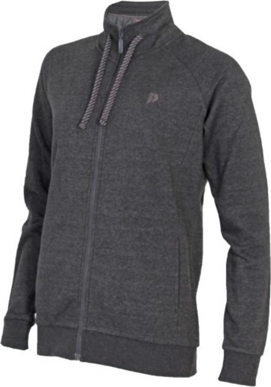 Donnay col montant (Ambre) - Pull sport - Femme - Taille XXL - Gris foncé chiné (037)