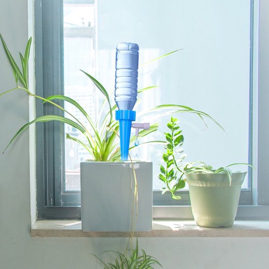 Plant bewateringssysteem 6 stuks |Flessen druppelaar | Automatisch druppel  systeem|... | bol