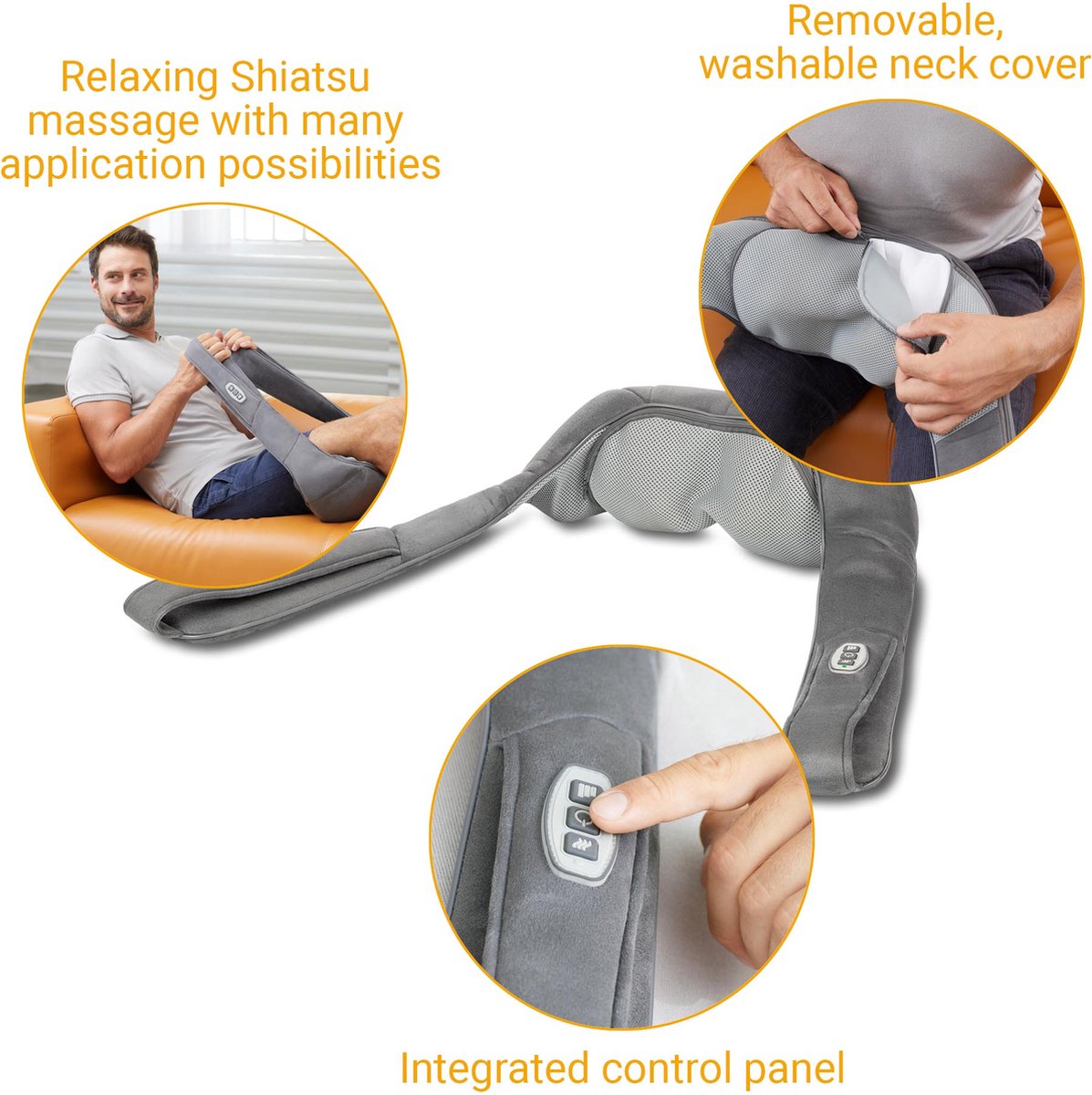 Medisana NM 885 Nekmassageapparaat Grijs - afbeelding 3