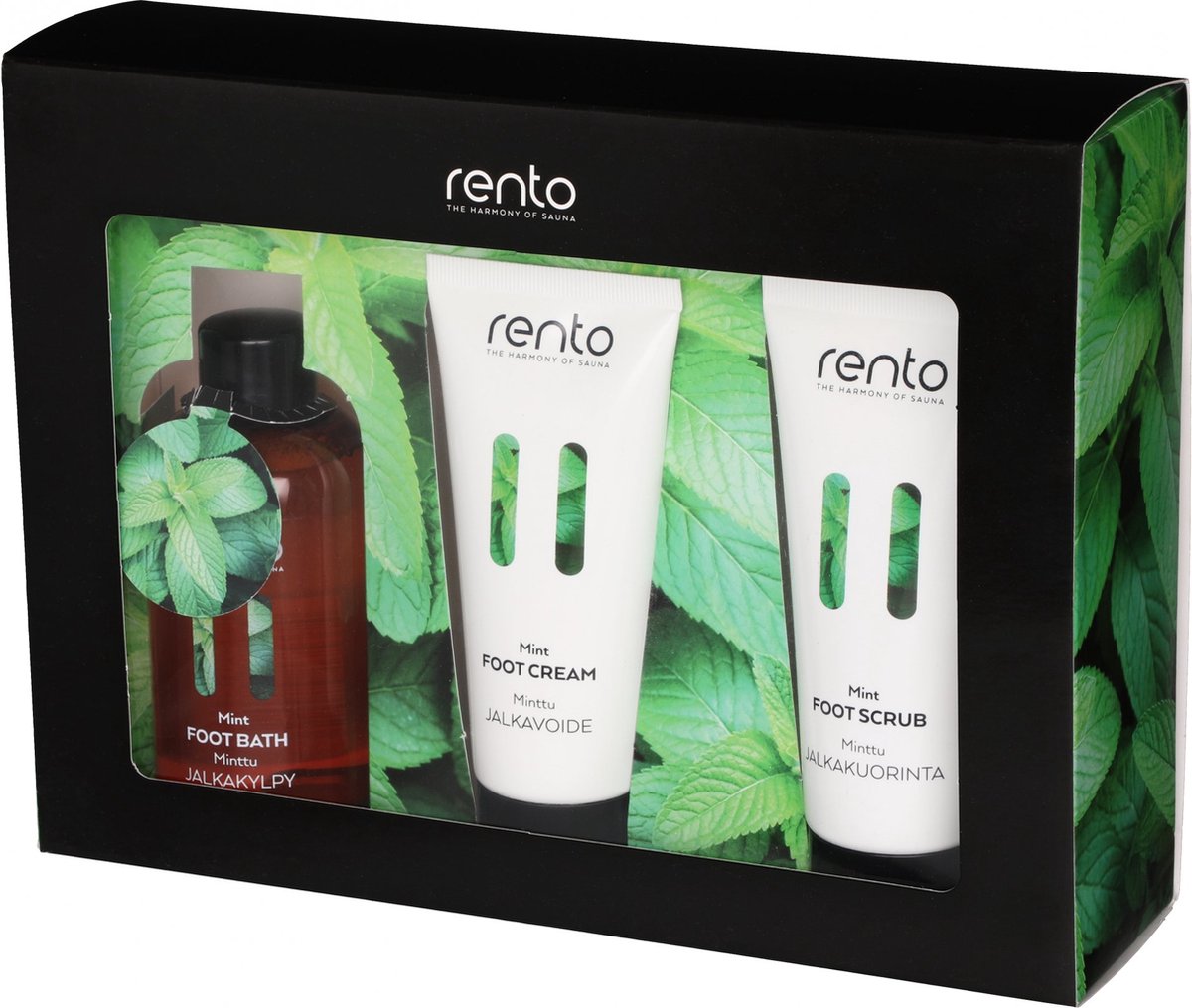 Goedkoopste Rento Cadeau Verpakking (voet verzorging) Scrub 200ml, Bad 100ml, Crème 100ml