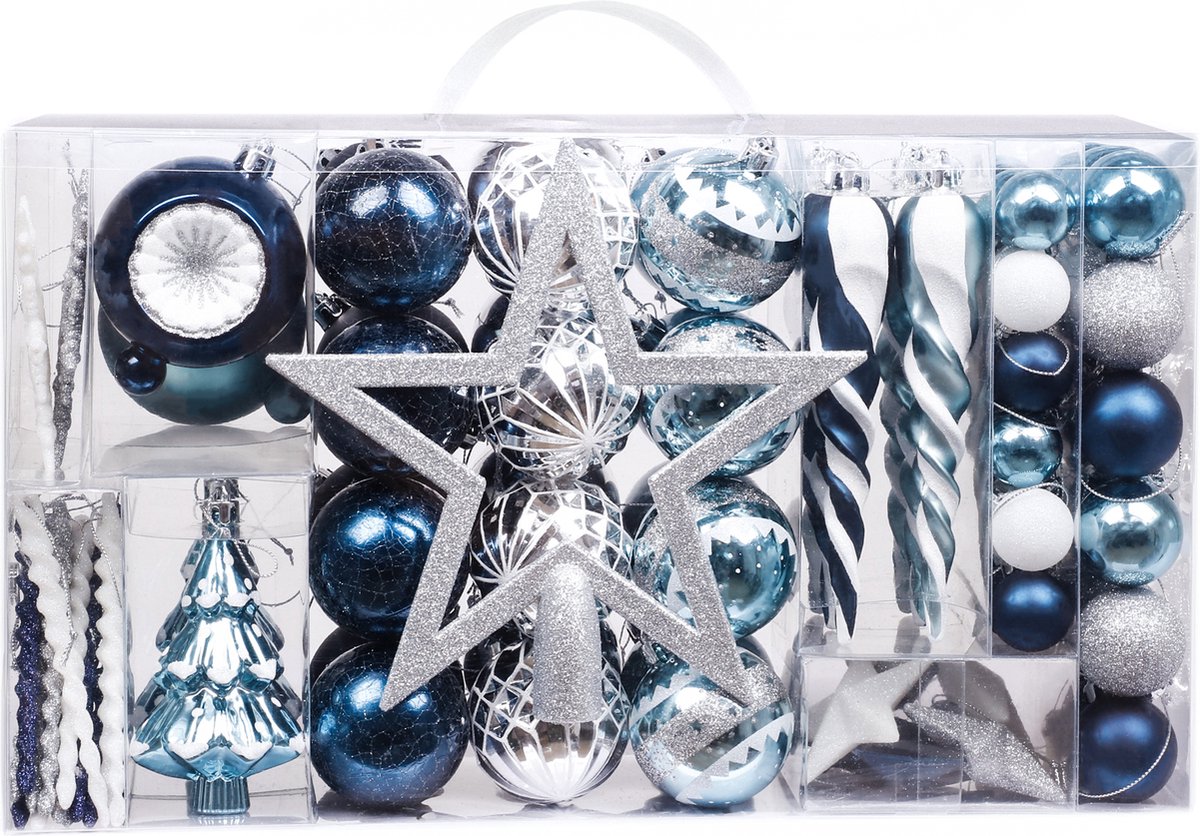 JMP Collections Kerstballen 100 Delige set Kerstversiering