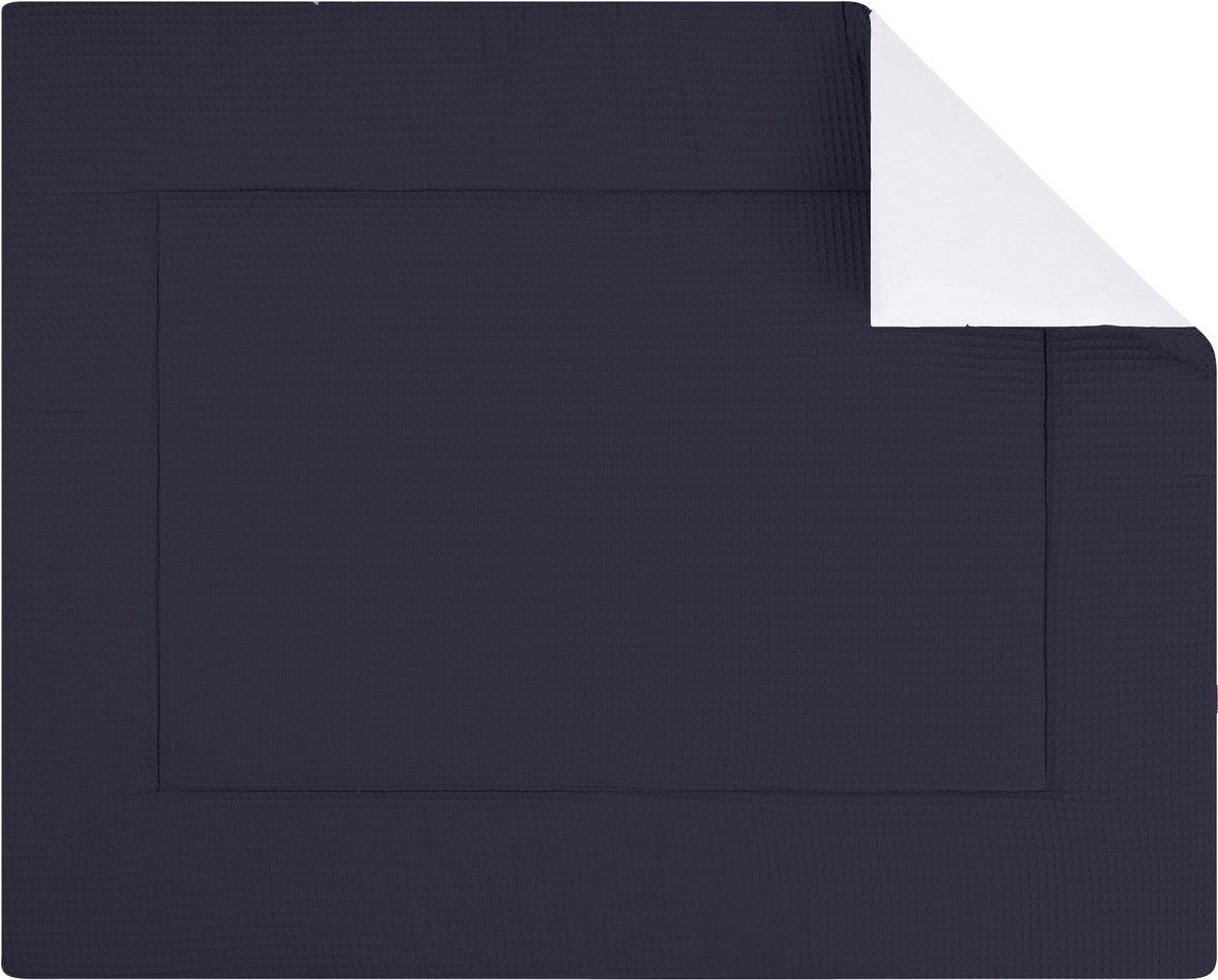 BINK Bedding Boxkleed Pique marine (tweeling) 71 x 122 cm