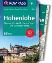 KOMPASS Wanderführer 5390 Hohenlohe, Mainhardter Wald, Löwensteiner und Ellwanger Berge, Wandelgids 55 Touren