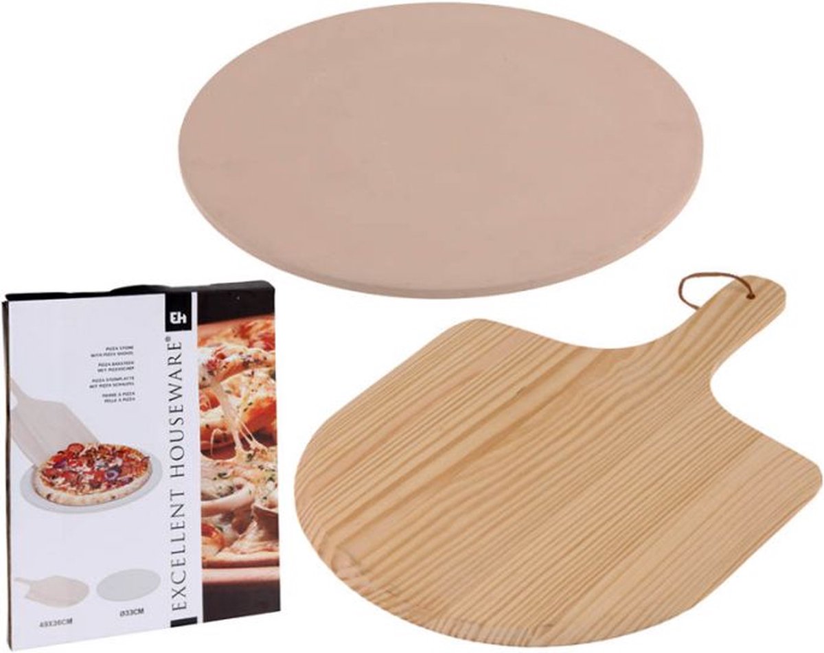 Oneiro’s Luxe Pizza-baksteen met pizza-schep
