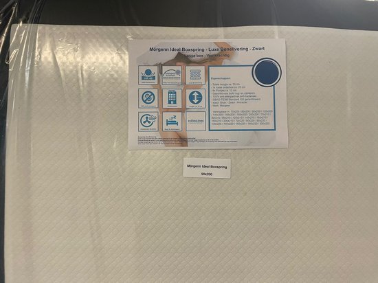 Drôme Ideal - Box spring - Noir - 90 x 200 cm