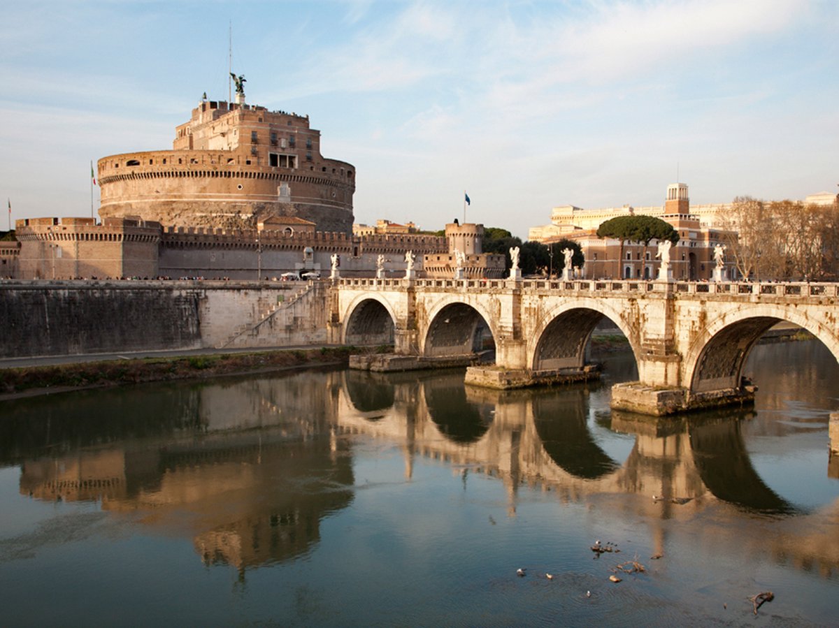 Fotobehang - Ponte San Angelo.