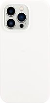 Mobigear Hoesje geschikt voor Apple iPhone 14 Pro Telefoonhoesje Flexibel TPU | Mobigear Colors Backcover | iPhone 14 Pro Case | Back Cover - Wit