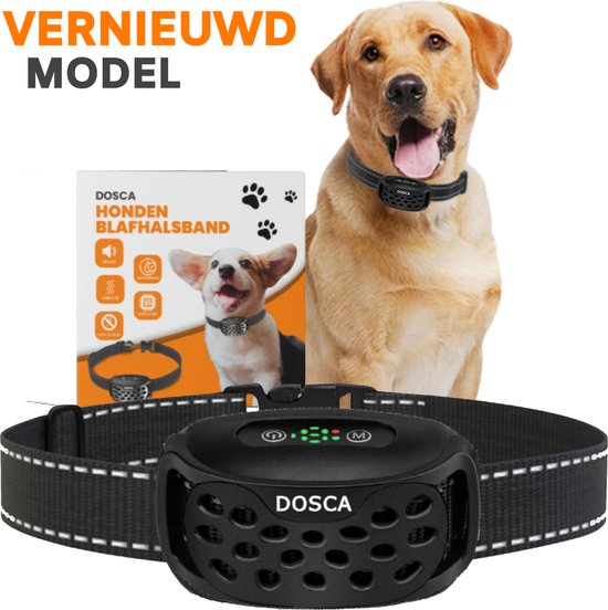 DOSCA® Blafband Anti Apparaat - Blafband voor Honden - Zonder Schok en... | bol.com
