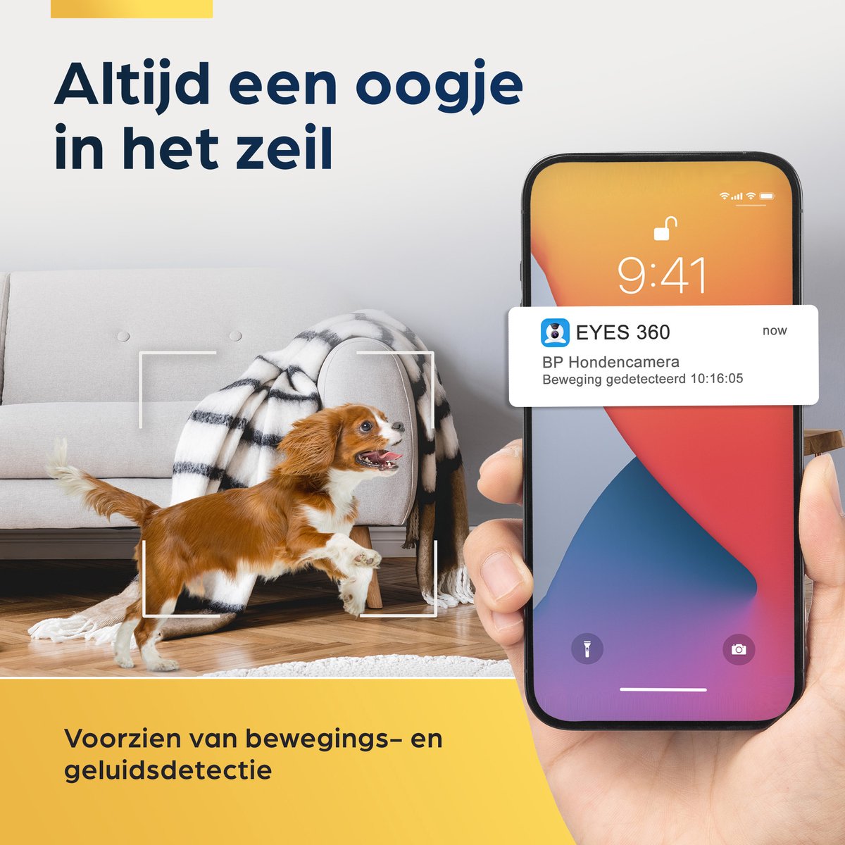 BP® Hondencamera met App - Beveiligingscamera met Nachtzicht - afbeelding 3