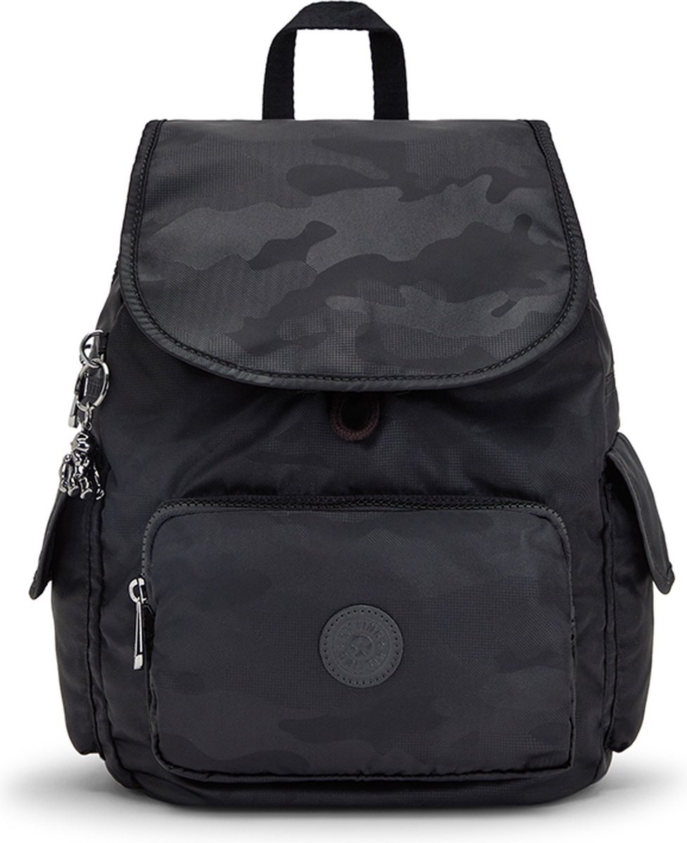Kipling City Pack S Backpack Black Camo Emb