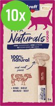 Vitakraft Vita Naturals Liquid Snack Rund 5 stuks - 10 verpakkingen