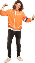 PartyXplosion - 100% NL & Oranje Kostuum - Oranje Trainingsvest Hup Holland Hup Heren Man - Oranje - XL - Carnavalskleding - Verkleedkleding