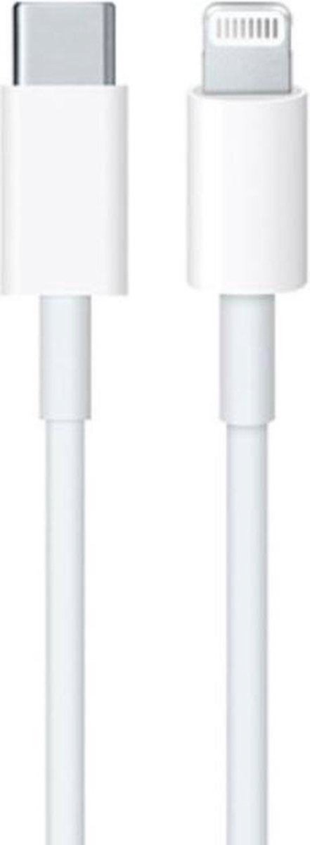 OGS Apple iPhone iPad Lightning naar USB-C USB C Male kabel  1 meter Fast Charging kabel 20w  Wit 20W
