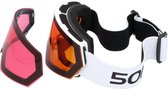5one® Skibril Alpine 6 Raspberry Skibril voor Tieners met 2 Lenzen