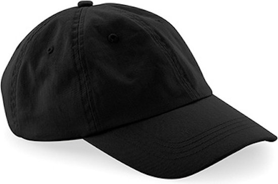Beechfield 'Low Profile 6 Panel Dad Cap' Zwart