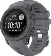 Bracelet en Siliconen - adapté pour Garmin Instinct 2S - gris