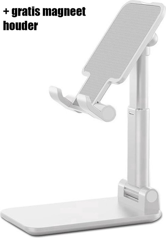 Fotopro Verstelbare tafelblad telefoonhouder, 360 ° rotatie bovenliggende telefoonstandaard, telefoonhouder voor filmen koken opname live streaming