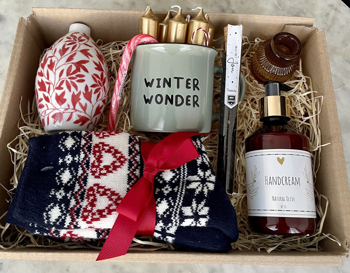 December Gift Box Cozy kerstpakket kerstpakket dames cadeau