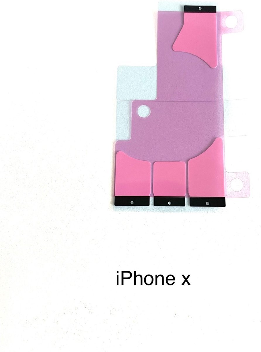 iPhone x batterij sticker / Adhesive - Originele Pasvorm.