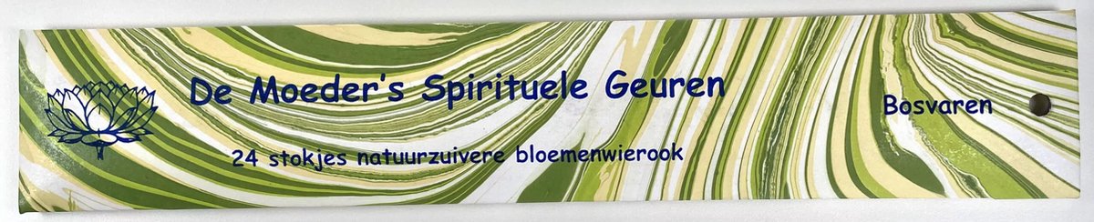 De Moeder's Geuren De Moeder’s Spirituele Geuren Wierook Bosvaren – 24 lange wierook stokjes – 100% Natuurlijke Wierook groen