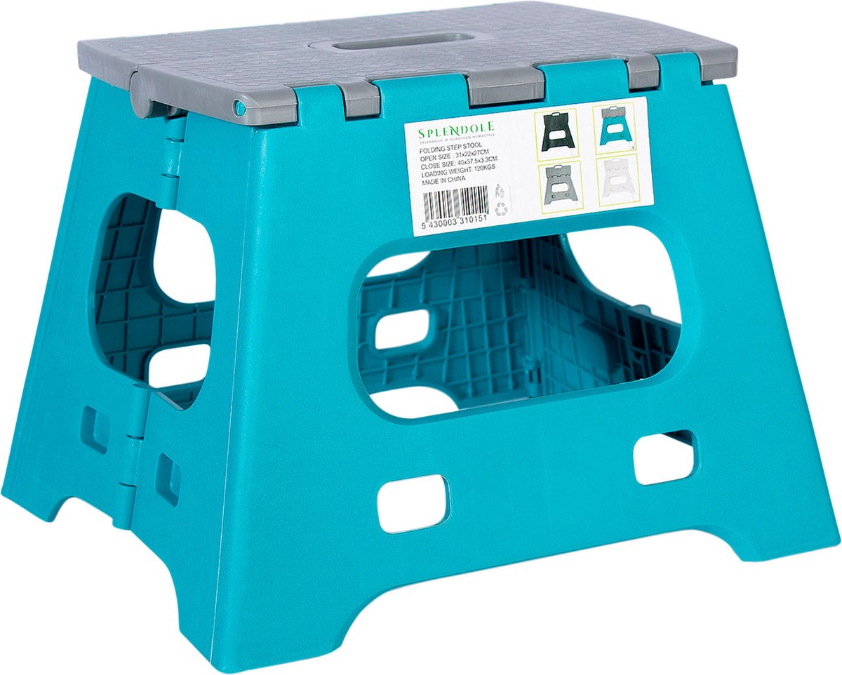 Splendole Keukentrap - huishoudtrap - Opstapkrukje - 27 CM - Groen