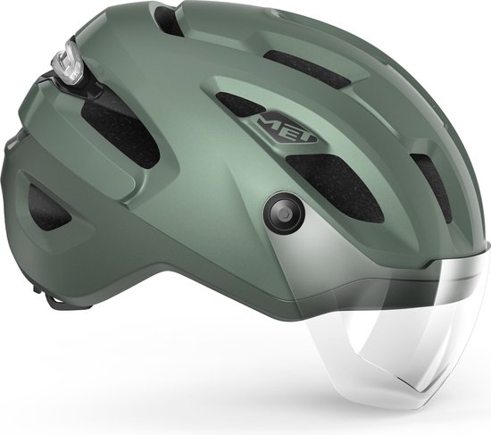 Casque de vélo MET Intercity MIPS - NTA 8776 - Taille M - Sage Métallisé Mat