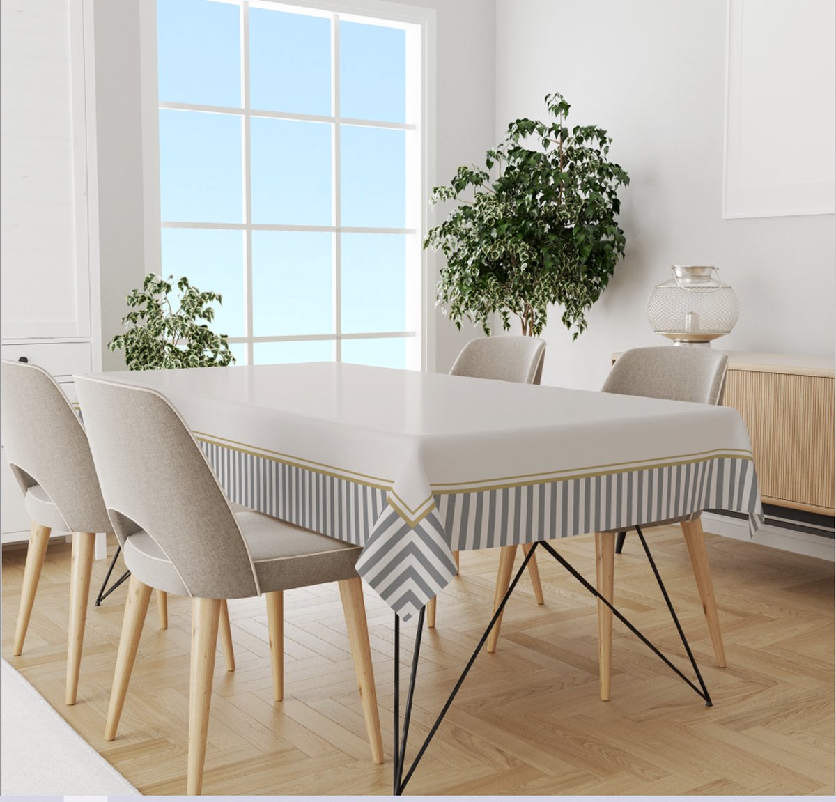 Cupla Zenuzi Home Tablecloth Easycare 150x260 cm